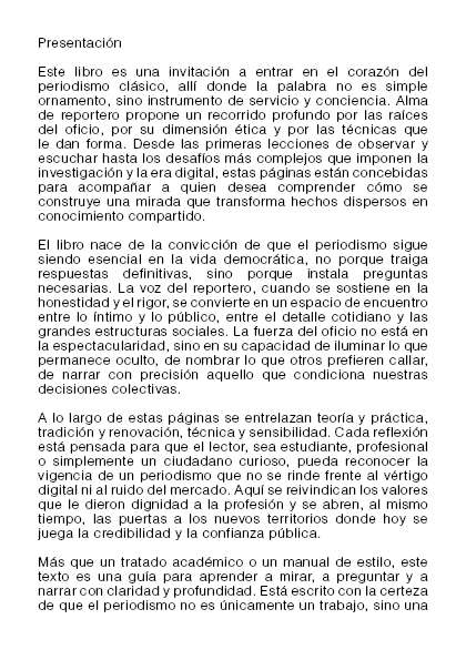 Alma de Reportero: técnicas, rituales y verdades del periodismo clásico – (PDF)